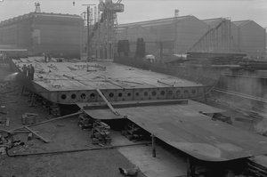vista de los dobles fondos de Nicola, el primer SD14, en el astillero de Southwick, Sunderland, 16 de octubre de 1967 de Unbekannt Unbekannt